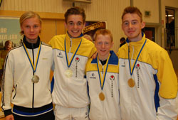 Rasmus, Ludde, Danne och Gabriel