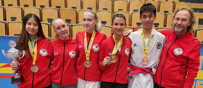 Liam fick två medaljer vid Karate Cup Elit